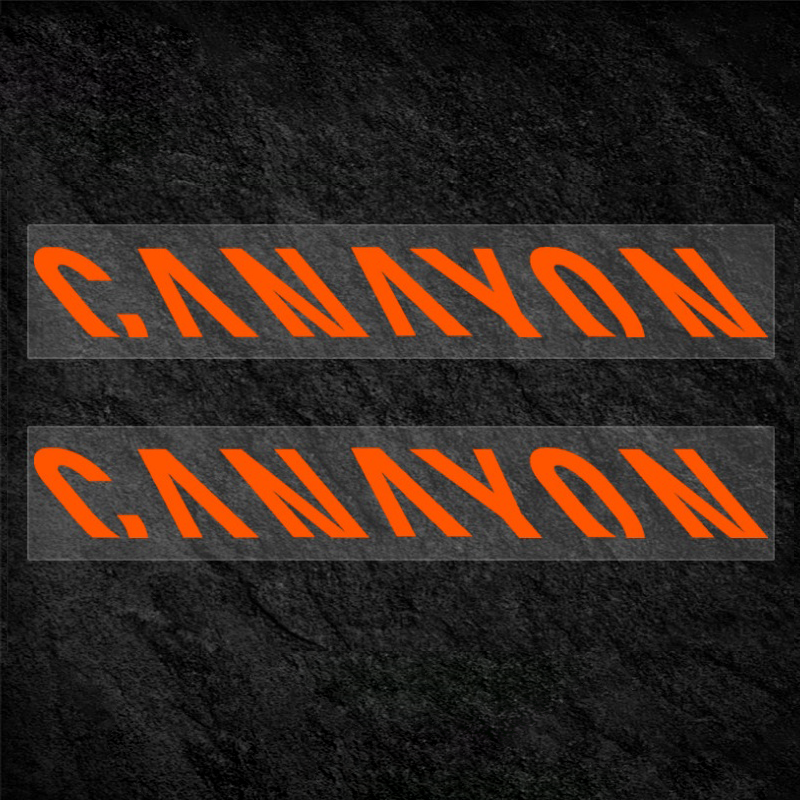 Road Bike Frame Decal Kit | Down Tube Decals ×2 + Integrated Handlebar Decal | Compatible with Canyon Aeroad CFR / CF SLX / CF SLX 8