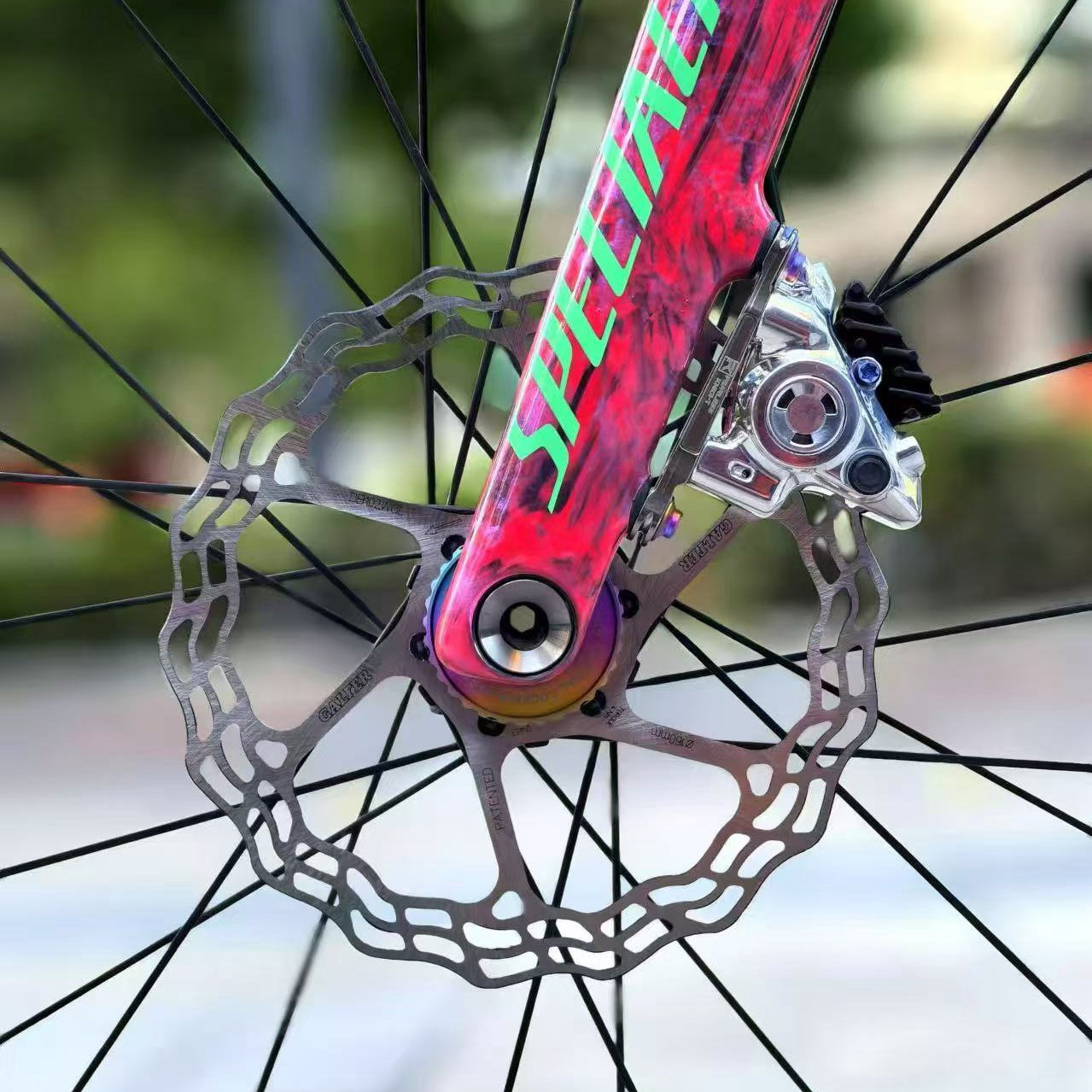 Fearless Knight Titanium Disc Brake Adapter - 140mm to 160mm | Specialized SL8 Compatible
