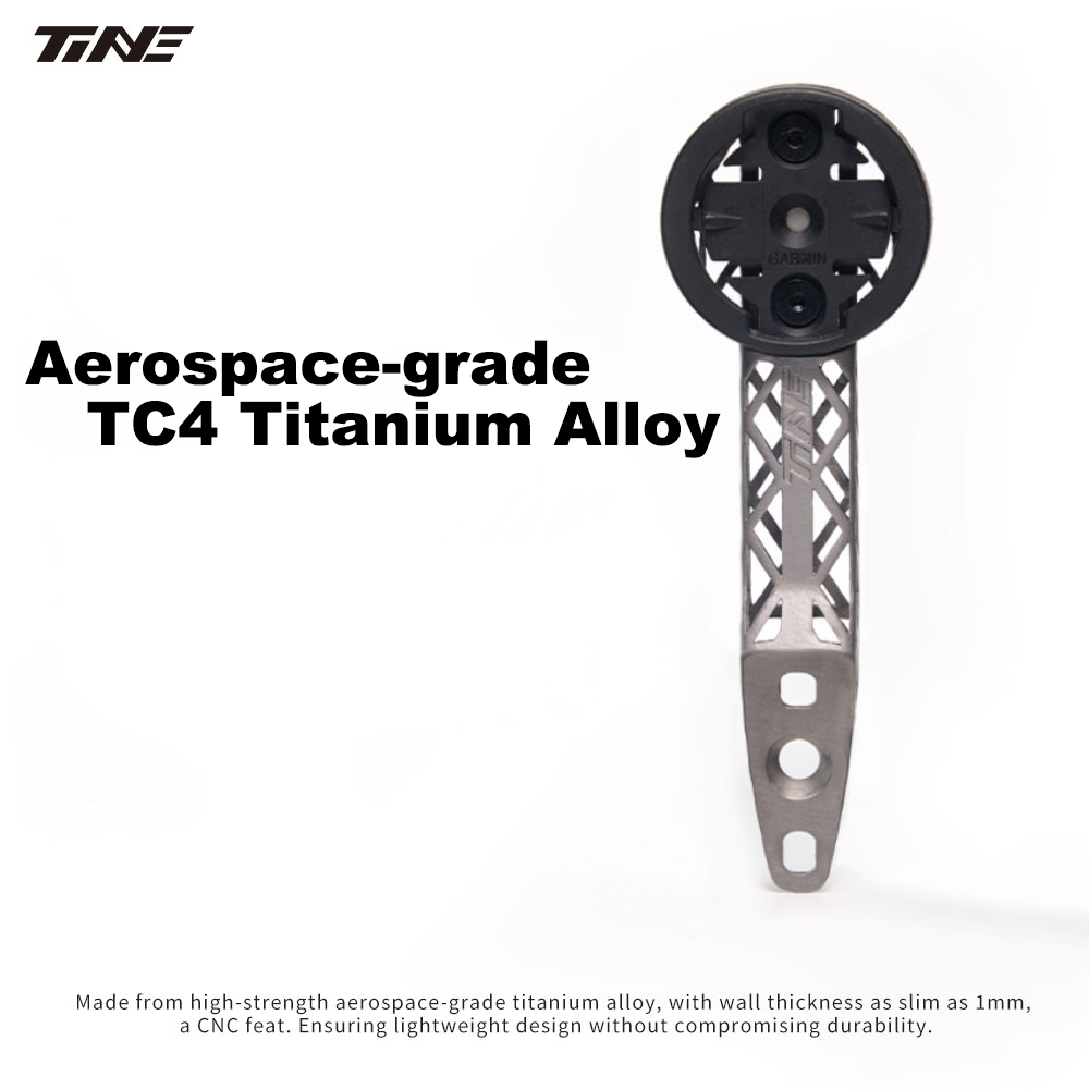 INCOLOR AEROWAV Aero Integrated Handlebar Titanium Computer Mount – Garmin Wahoo Bryton