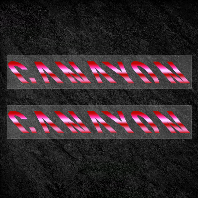 Road Bike Frame Decal Kit | Down Tube Decals ×2 + Integrated Handlebar Decal | Compatible with Canyon Aeroad CFR / CF SLX / CF SLX 8