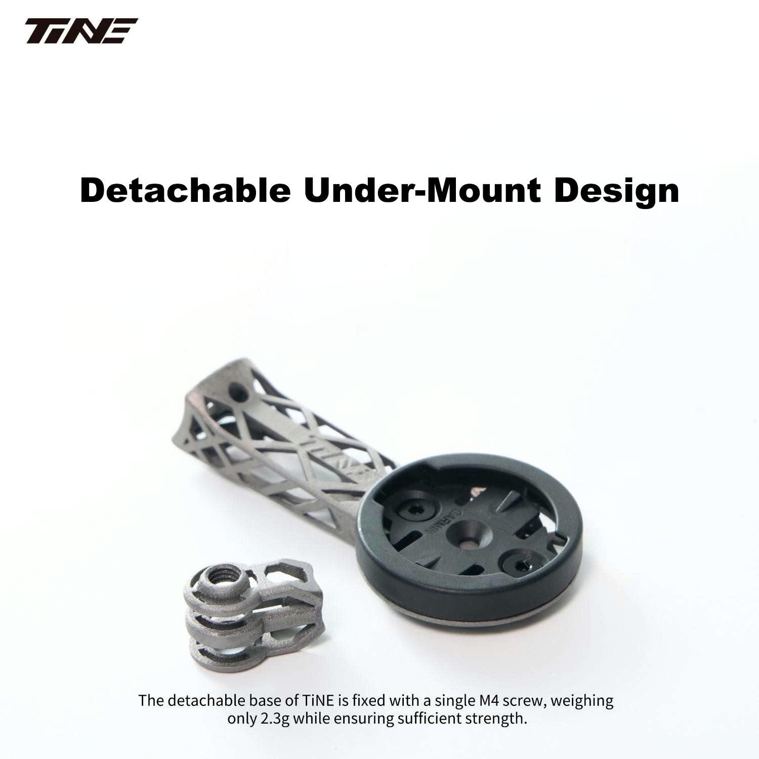 TiNE Ultra-Light Hollow Titanium Computer Mount|For Colnago CCO1 & Y1RS – High Strength 3D Printed