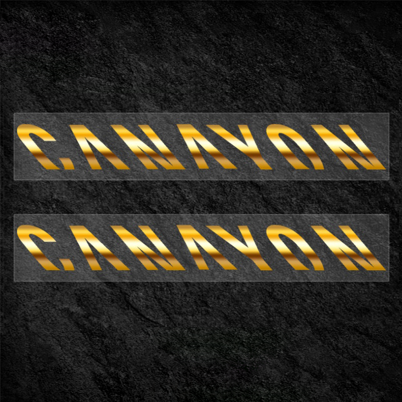 Road Bike Frame Decal Kit | Down Tube Decals ×2 + Integrated Handlebar Decal | Compatible with Canyon Aeroad CFR / CF SLX / CF SLX 8