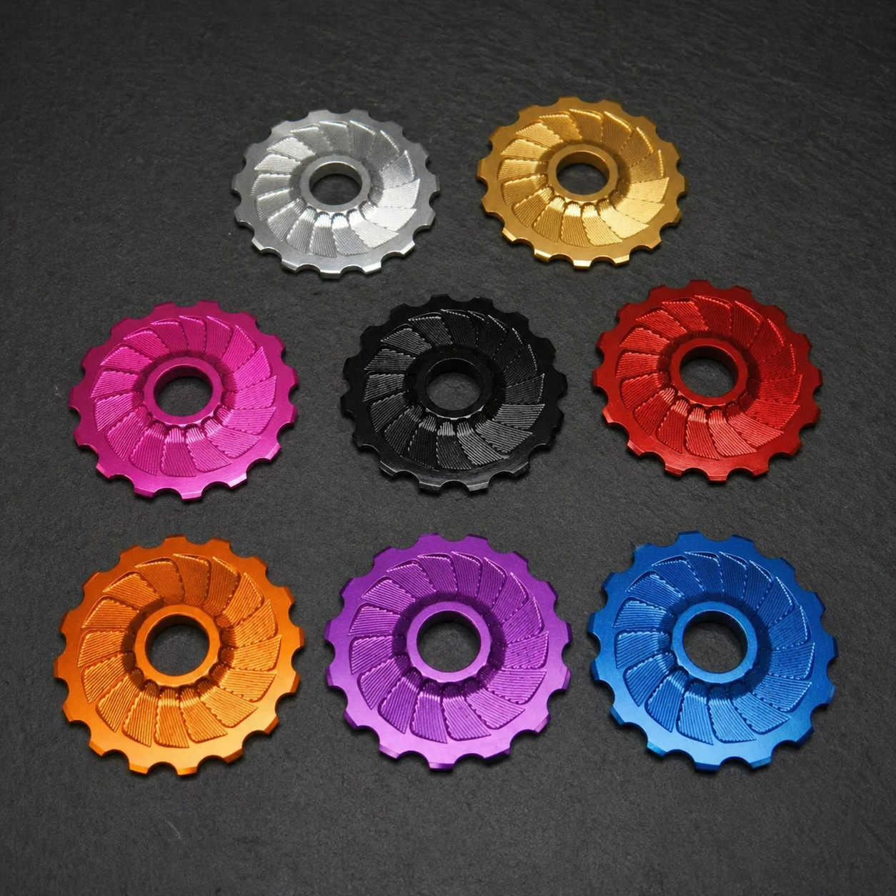 SPIREX Oversized Ceramic Pulley Wheels for Shimano R9250 R8150 R9100 R8000 R7170 – Titanium Upgrade 14T+17T, 76g Ultra-Light