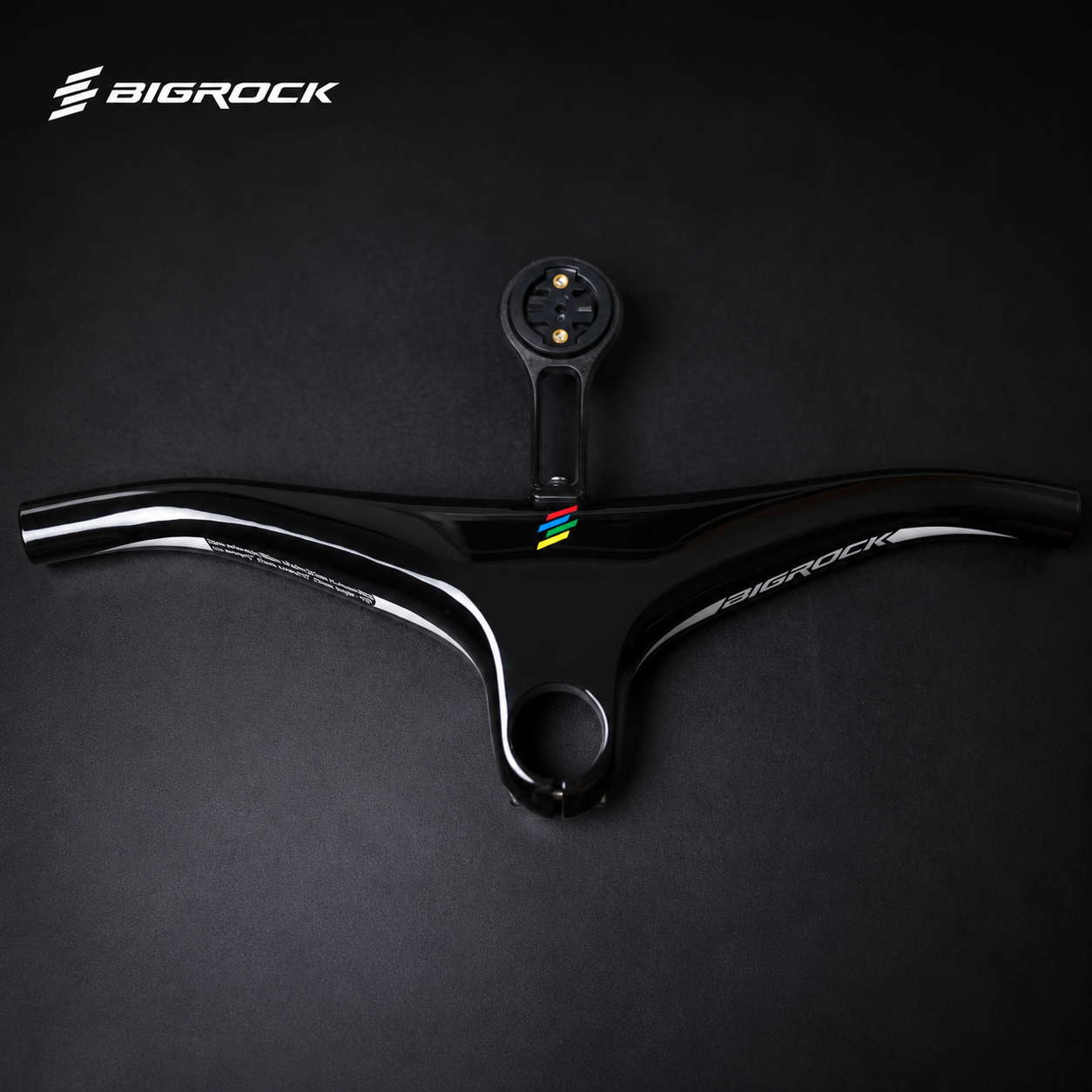 BIGROCK Mountain Bike Integrated Handlebar -22° 740mm Lightweight XC Racing Handlebar