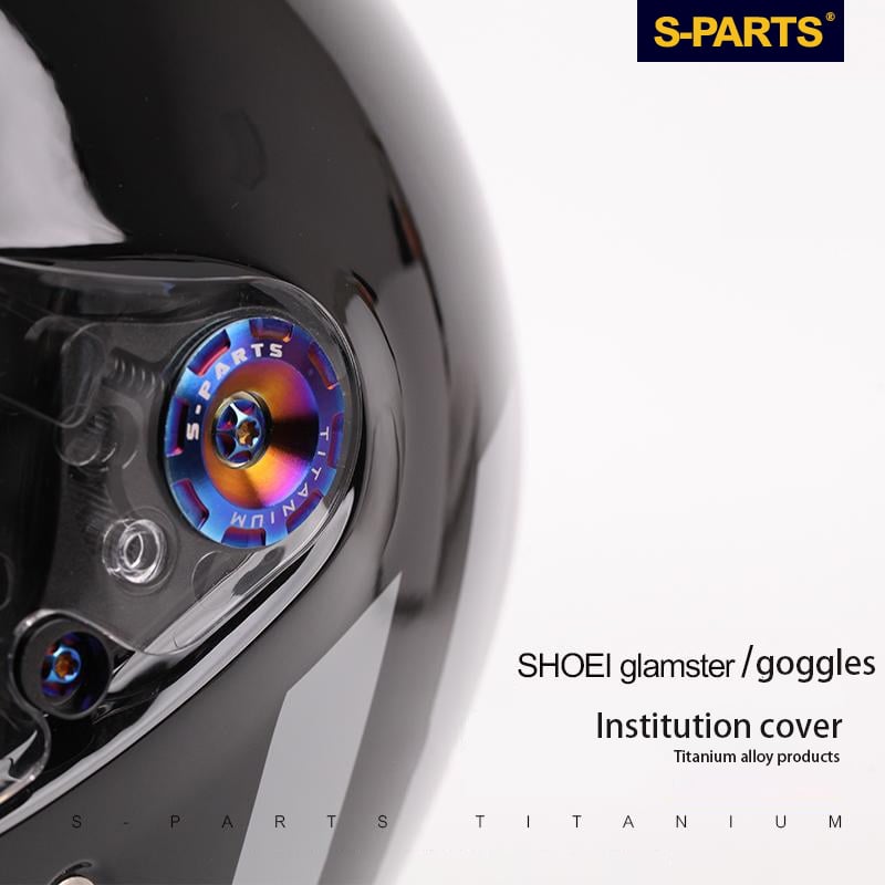 shoei elite series helmet parts S-parts titanium alloy mechanism for SHOEI GLAMSTER helmet goggles scr