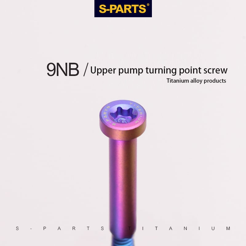 Viti del punto rotante S-parts dell'albero della pompa sulla camera di forza dell'auto 9NB Viti in lega di titanio per auto elettrica Stan