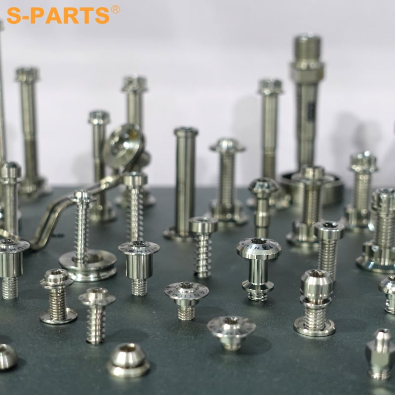 S-PARTS Tornillo BMW R nineT Scrambler vehículo modificado aleación de titanio tornillo motocicleta