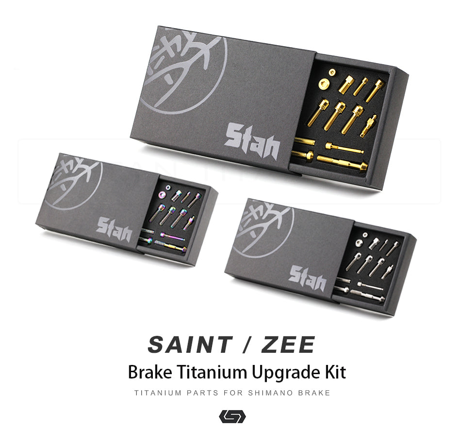 S-parts SAINT M820 ZEE Brake Titanium Alloy Upgrade Set Titanium Screw