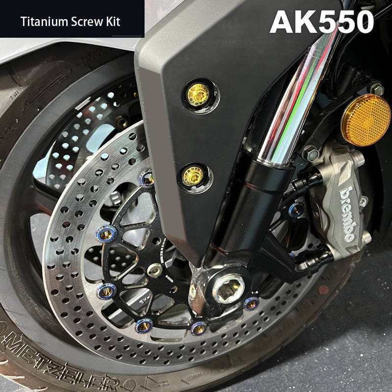 Los tornillos de aleación de titanio S-parts son adecuados para la reparación de tornillos de todo el vehículo de la motocicleta gwangyang AK550