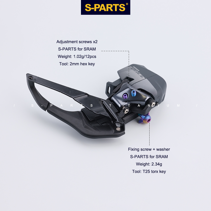 S-PARTS Titanium Gear Shift Screws for SRAM RIVAL AXS