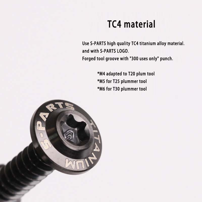 Viti autofilettanti per veicoli elettrici in lega di titanio A3 M6 S-PARTS