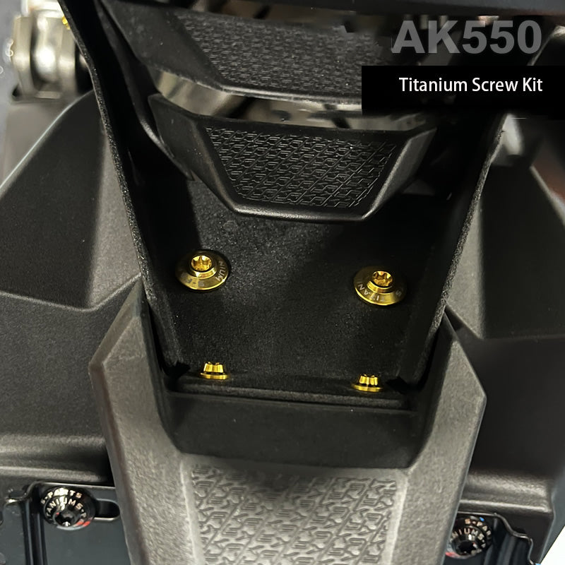 Los tornillos de aleación de titanio S-parts son adecuados para la reparación de tornillos de todo el vehículo de la motocicleta gwangyang AK550