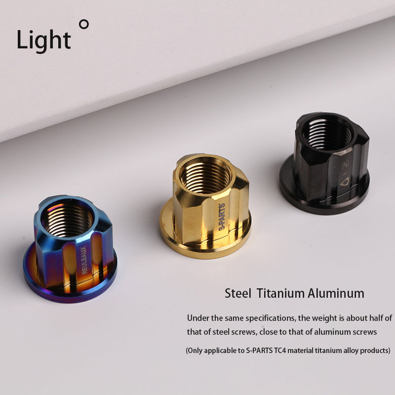 S-parts A3 series M16/18/20 titanium alloy rotor motor nuts electric motorcycle