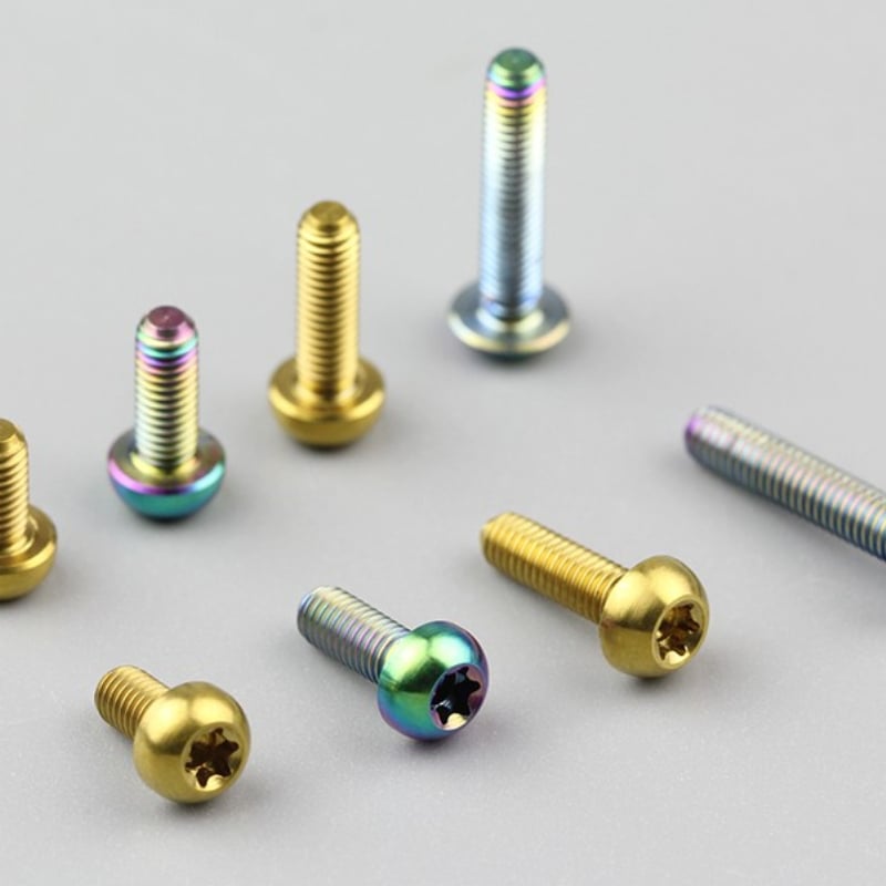 S-PARTS mountain road bike Titanium alloy screw M3*6/8/10/12/15 mm umbrella head screw