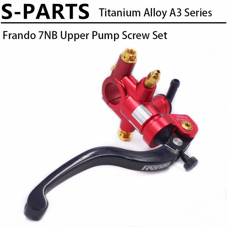Raccordi per pompe S-parts su viti in lega di titanio serie A3 in lega di titanio 7NB