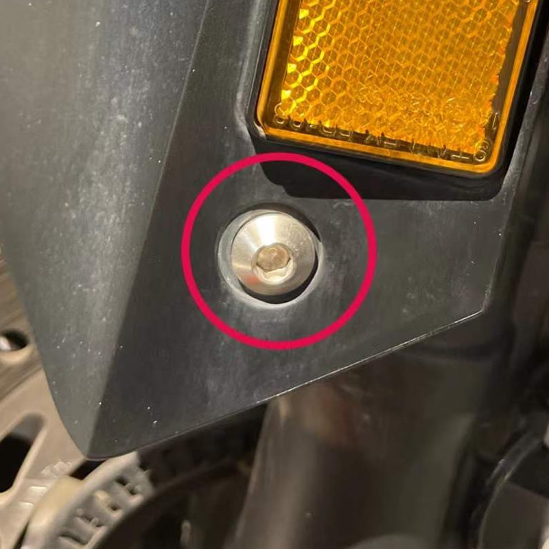 La serie di leghe di titanio A3 di S-PARTS è adatta per la modifica dell'intero veicolo della motocicletta Fosha 350.