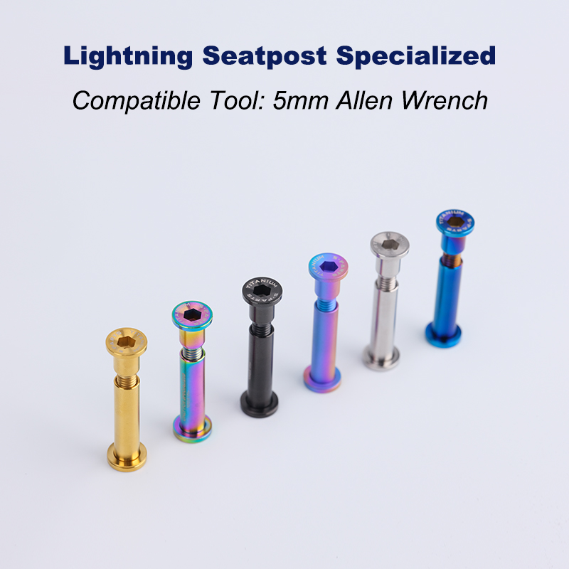 Specialized Seatpost Clamp Tightening Screw|Seatpost Clamp Wedge
Titanium Bolt For Specialized SL6, SL7, SL8 And Venge Oilslick