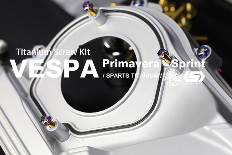 S-parts Titanium Viti in titanio Vespa Primavera Sprint 150