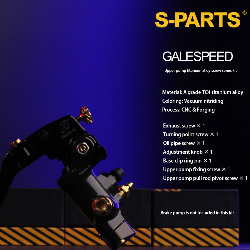 Set di viti per pompa dritta S-parts GALESPEED Stan VRC Lega di titanio VRE