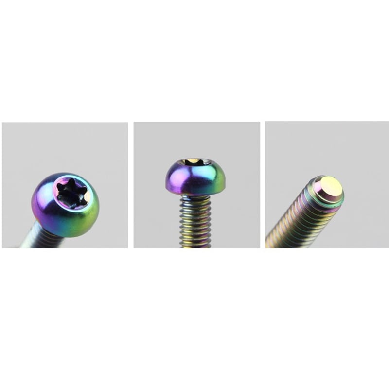 S-PARTS mountain road bike Titanium alloy screw M3*6/8/10/12/15 mm umbrella head screw