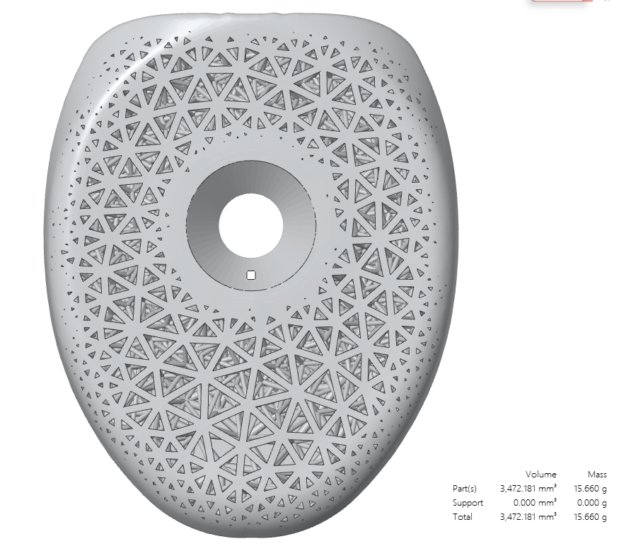 Custom 3D Titanium Stem Cap for Vision Metron 6D – Hand-Finished Art Design