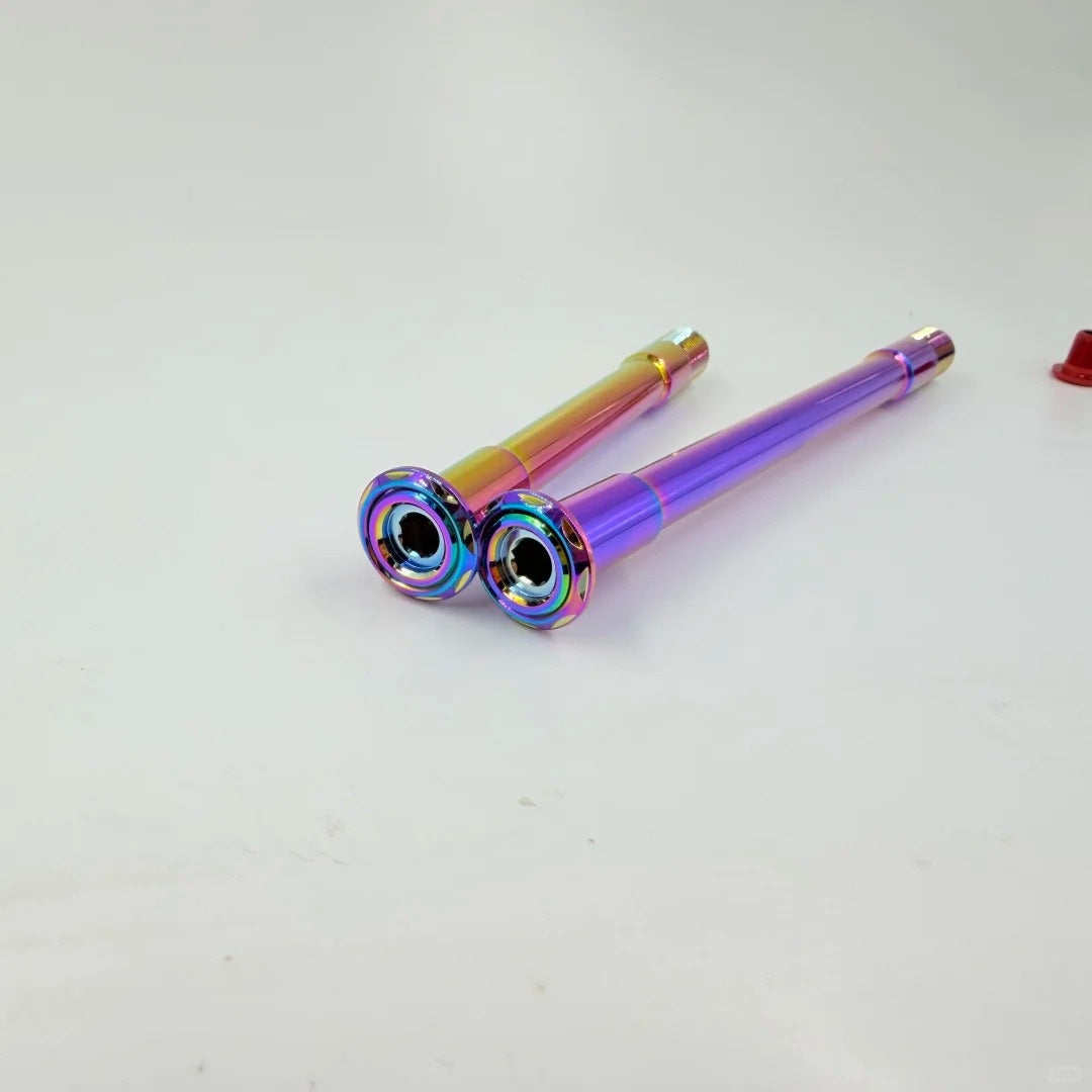 Incolor SSR Ultralight Thru Axle|Aluminum 38g / Titanium 32g|Internal Hex|Custom Length & Thread
