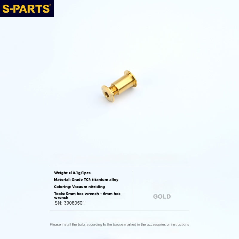 S-PARTS Titanium Alloy Pivot Bolts for Specialized Enduro Frames