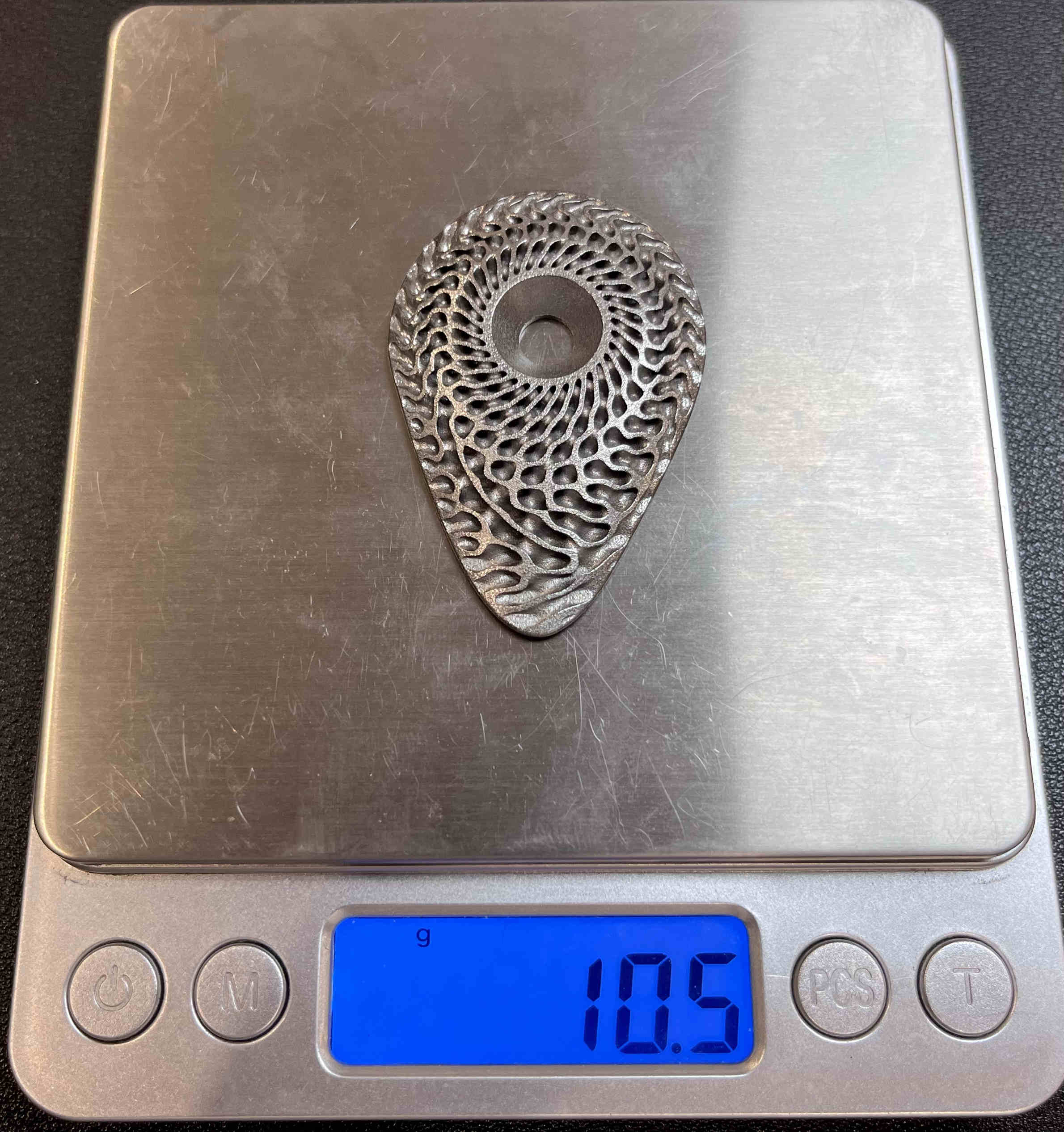 3D-printed titanium stem cap, suitable for integrated road Pinarello Most bike handlebars, 1pcs