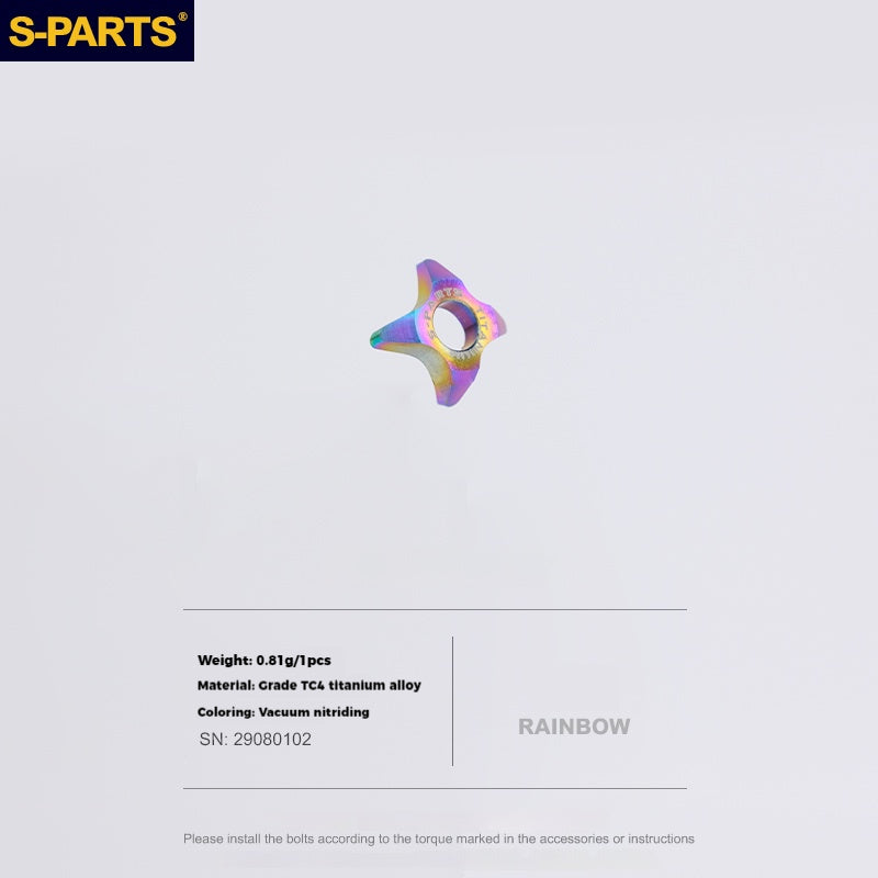 S-PARTS Titanium Alloy Direct-Mount Front Derailleur Fixing Bolt Set