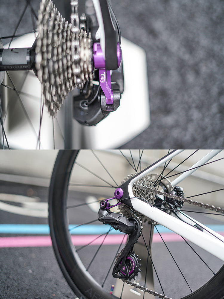 Ultra-Light CNC Aluminum Rear Derailleur Hanger(Compatible only with Shimano R-series rear derailleurs.) | Only 26.8g | Compatible with UDH Systems (TREK MADONE 8, X-LAB RT, VAN RYSEL RCR & More) 1 pcs