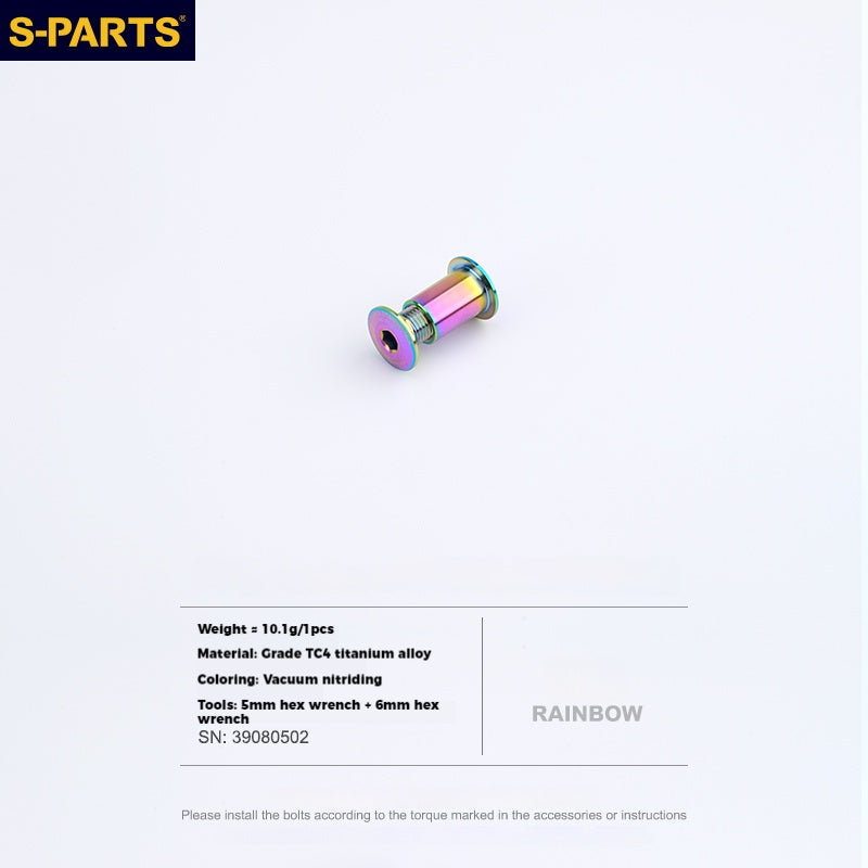 S-PARTS Titanium Alloy Pivot Bolts for Specialized Enduro Frames