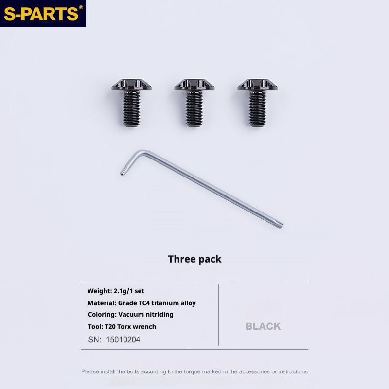 SPARTS Motorcycle Helmet Tailgate Retaining Titanium Screw Set PISTA GPRR Anti-skidding