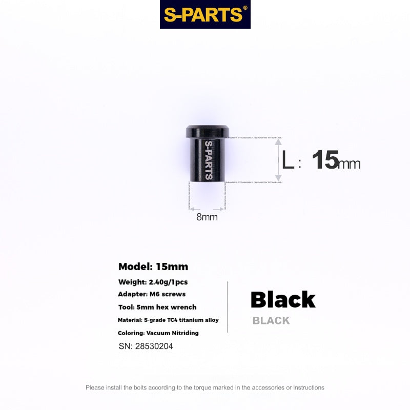 S-PARTS Titanium Alloy C-Clamp Fixing Nut Series