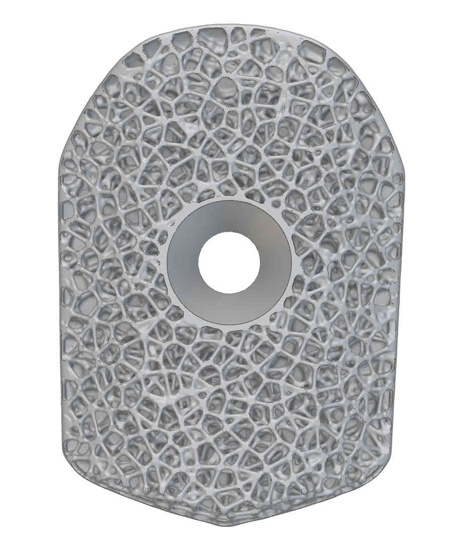 3D-printed titanium stem cap, suitable for integrated road Colnago CC01 bike handlebars, 1pcs
