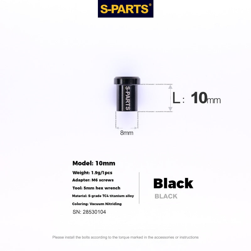 S-PARTS Titanium Alloy C-Clamp Fixing Nut Series