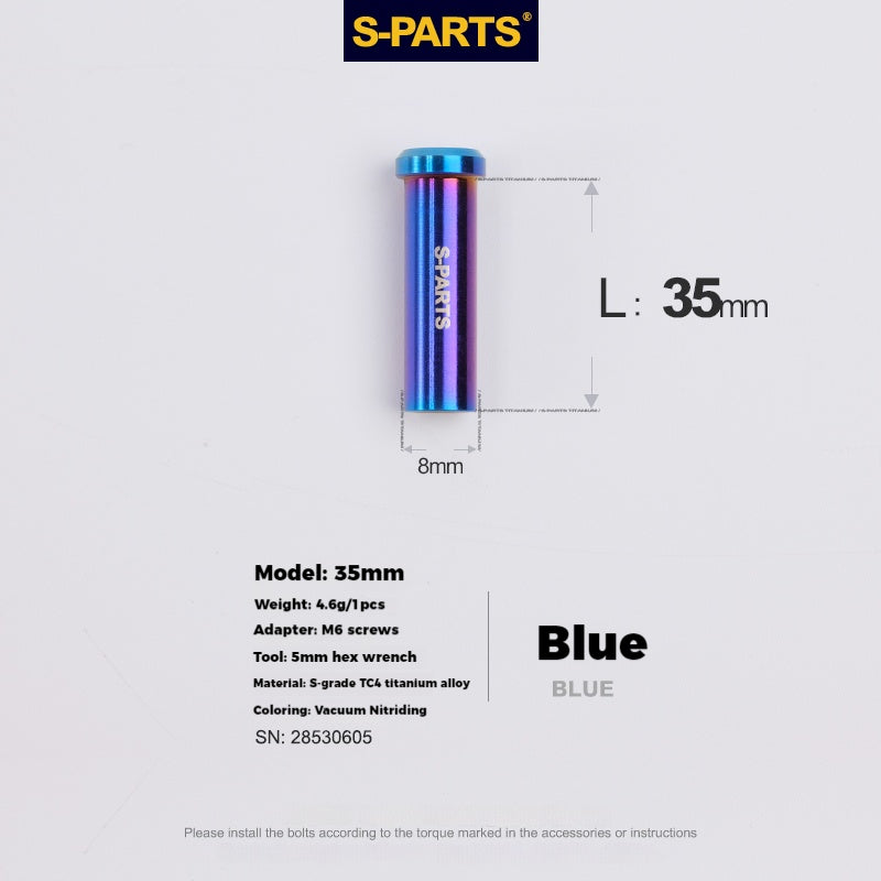 S-PARTS Titanium Alloy C-Clamp Fixing Nut Series