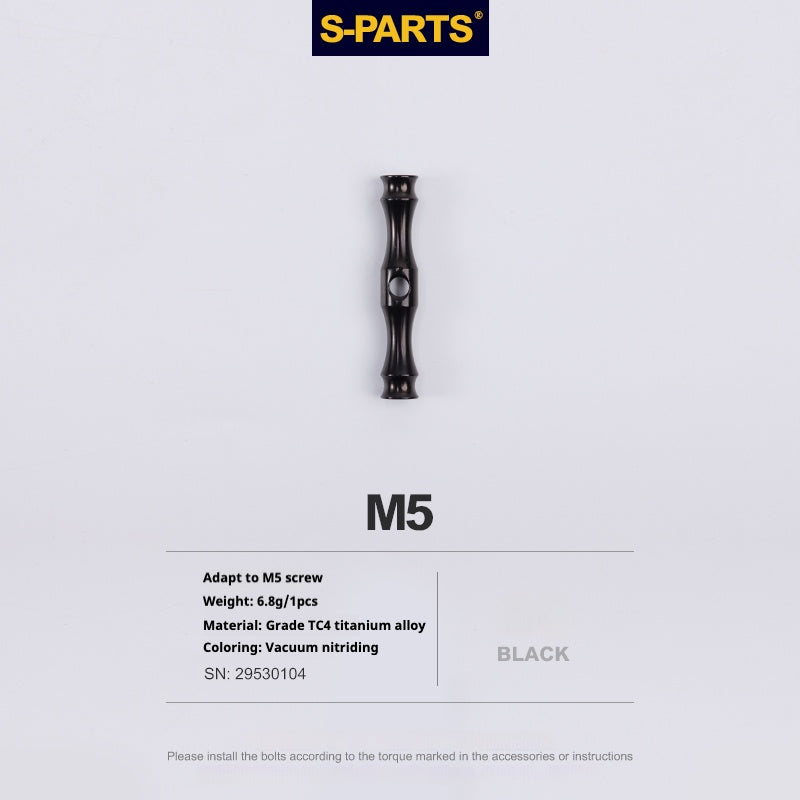 S-PARTS Titanium Cradle for Level Seatpost | M5 Screw Hole | Thomson Elite FSA KForce WCS EC70 XXX PRO VIDE