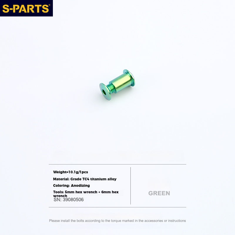 S-PARTS Titanium Alloy Pivot Bolts for Specialized Enduro Frames