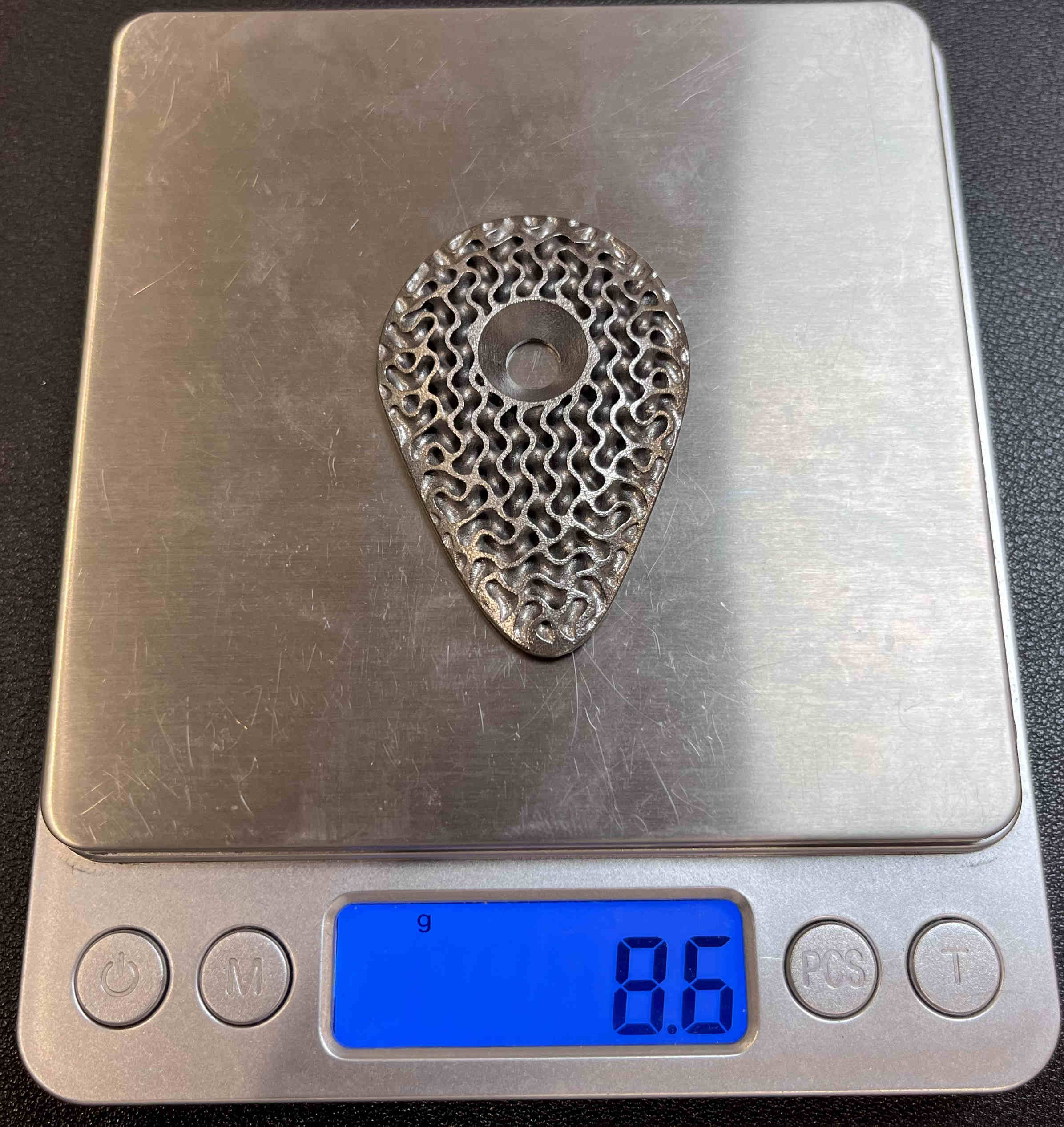 3D-printed titanium stem cap, suitable for integrated road Pinarello Most bike handlebars, 1pcs
