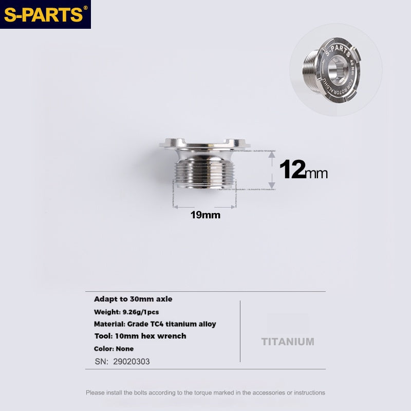 S-PARTS Titanium Alloy Crank Screws for ROTOR Series