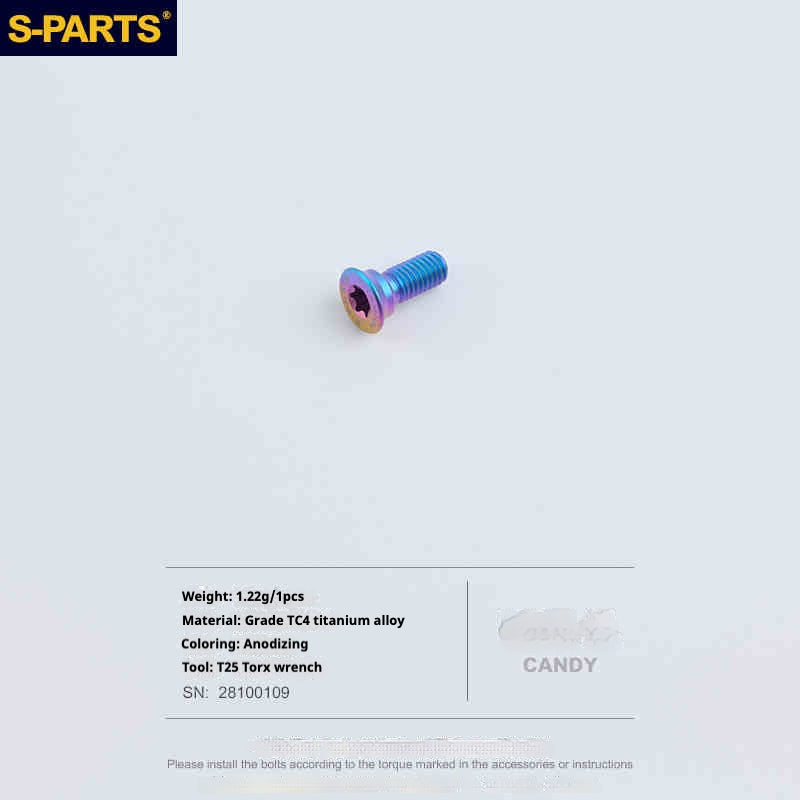 SPARTS R9270 R8150 R7170 Red Force Rival for Shimano Sram Road Disc Brake Adapter Mount Bolt |Titanium Caliper Fixing Screw