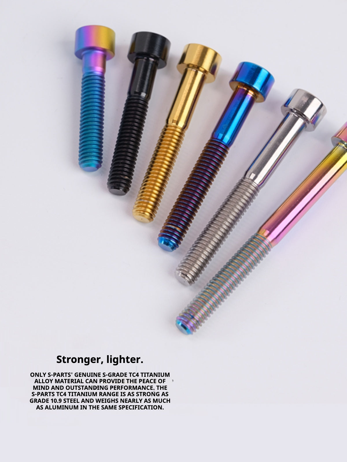 SPARTS Column Head Series M5 L10-80mm Titanium Screws