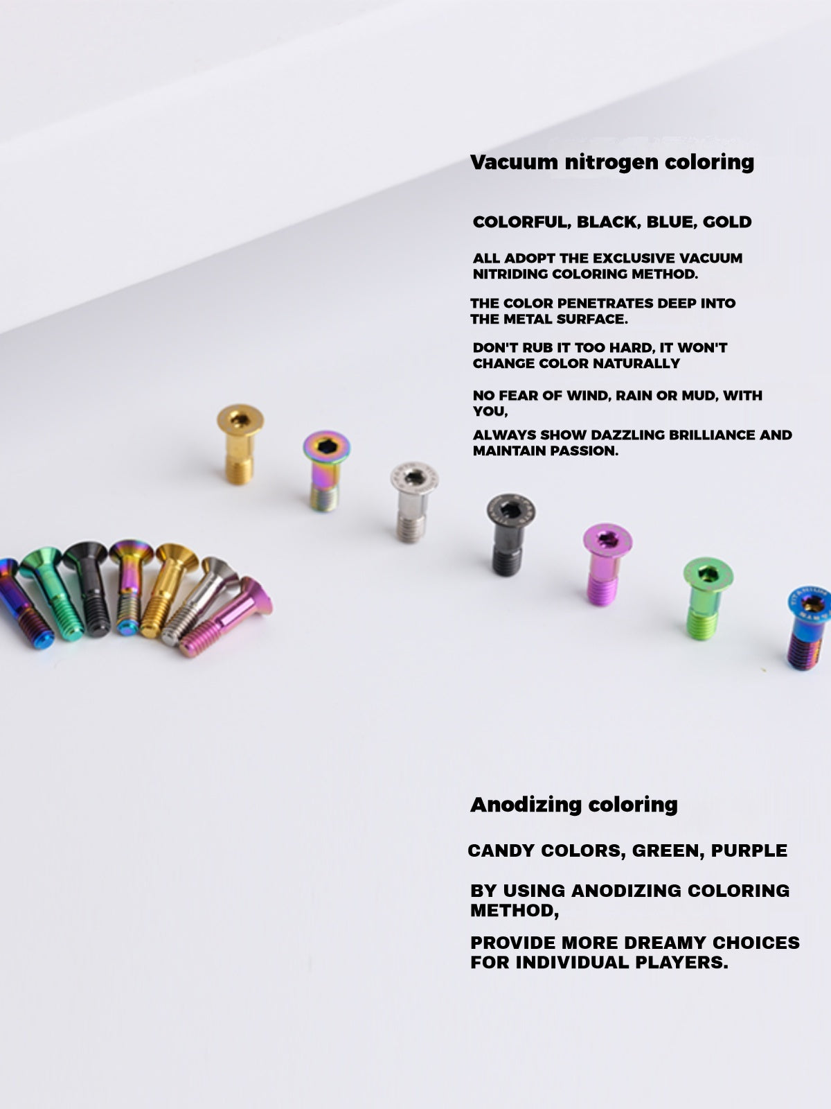 S-parts Stan titanium alloy guide wheel screws SRAM UT DA XT XTR Titanium Rear Derailleur Jockey Wheel Pulley Screw for Shimano Sram