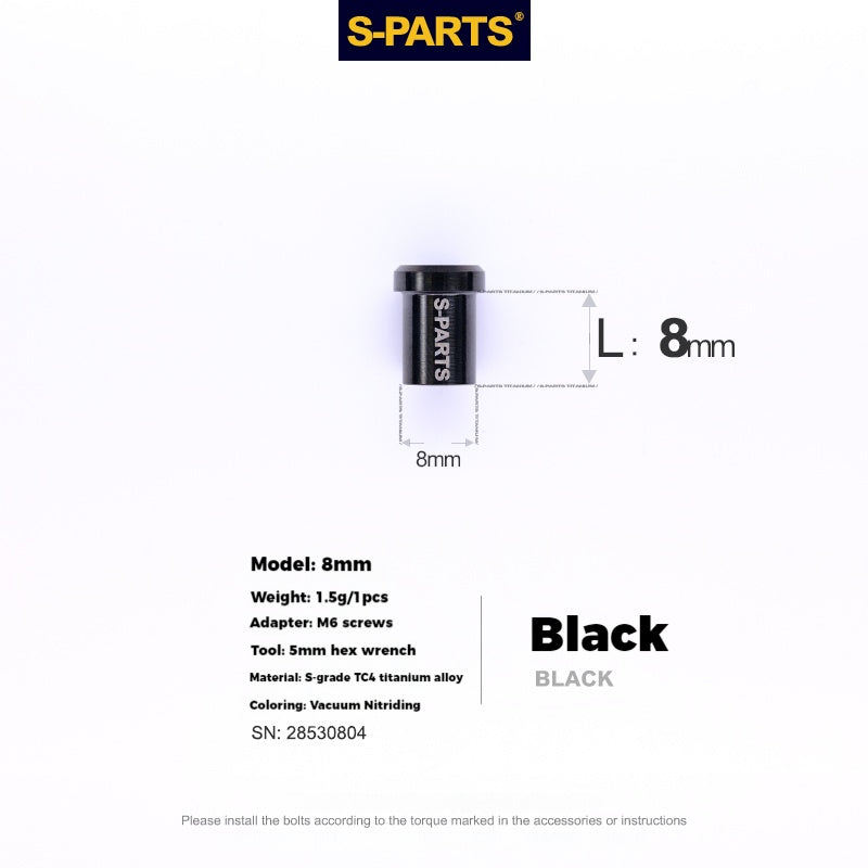 S-PARTS Titanium Alloy C-Clamp Fixing Nut Series