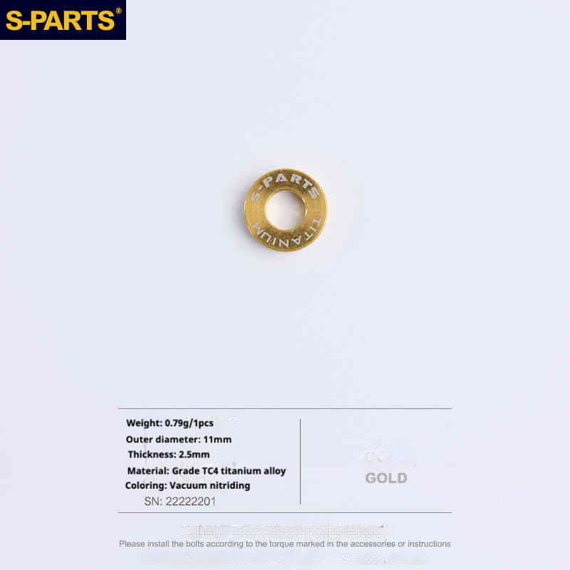 SPARTS R9270 R8150 R7170 Red Force Rival for Shimano Sram Road Disc Brake Adapter Mount Bolt |Titanium Caliper Fixing Screw