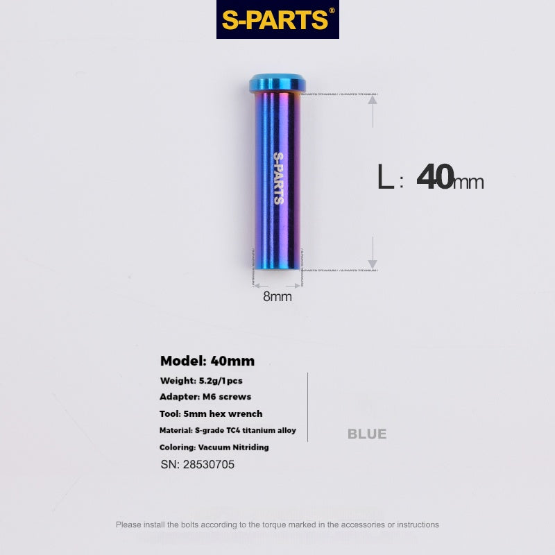 S-PARTS Titanium Alloy C-Clamp Fixing Nut Series