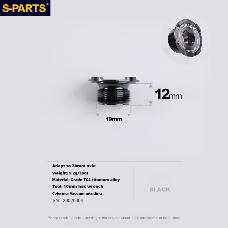 S-PARTS Titanium Alloy Crank Screws for ROTOR Series