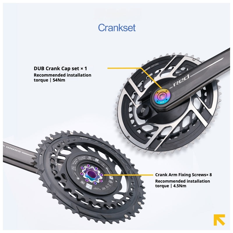 S-PARTS Titanium Derailleur Gear Screws Compatible with SRAM RED AXS
