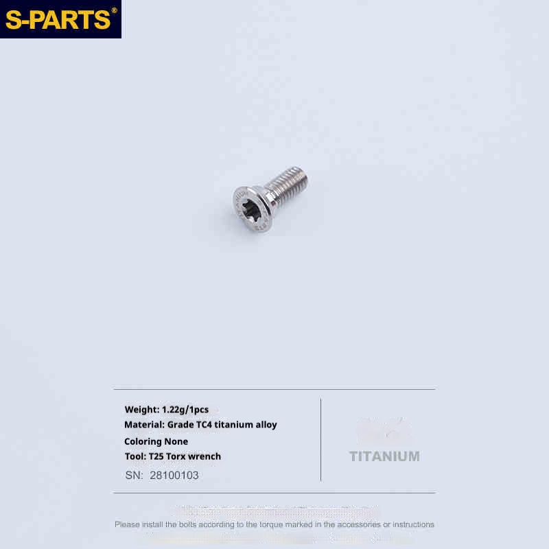 SPARTS R9270 R8150 R7170 Red Force Rival for Shimano Sram Road Disc Brake Adapter Mount Bolt |Titanium Caliper Fixing Screw