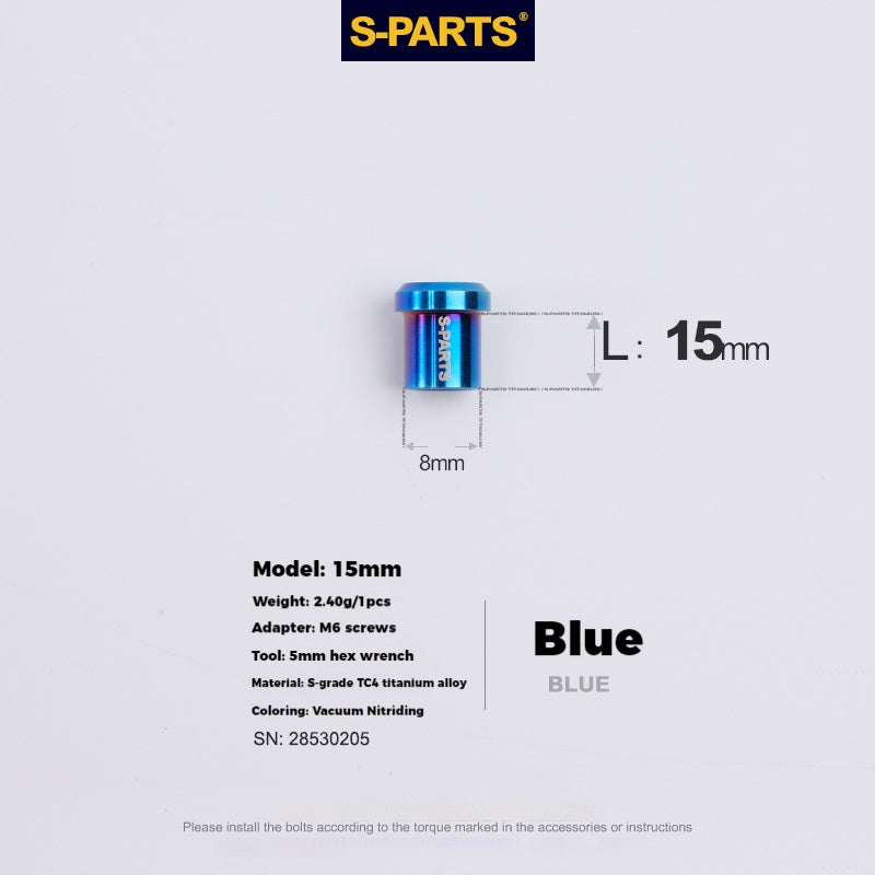 S-PARTS Titanium Alloy C-Clamp Fixing Nut Series